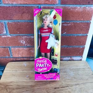 1998 NIB Coca Cola Party Barbie Doll